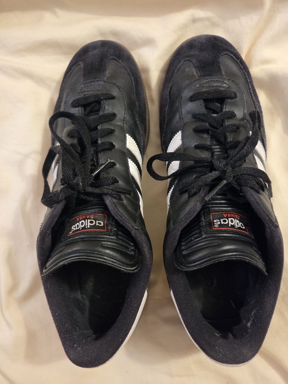 adidas Samba Men’s Black & White Leather Sneakers